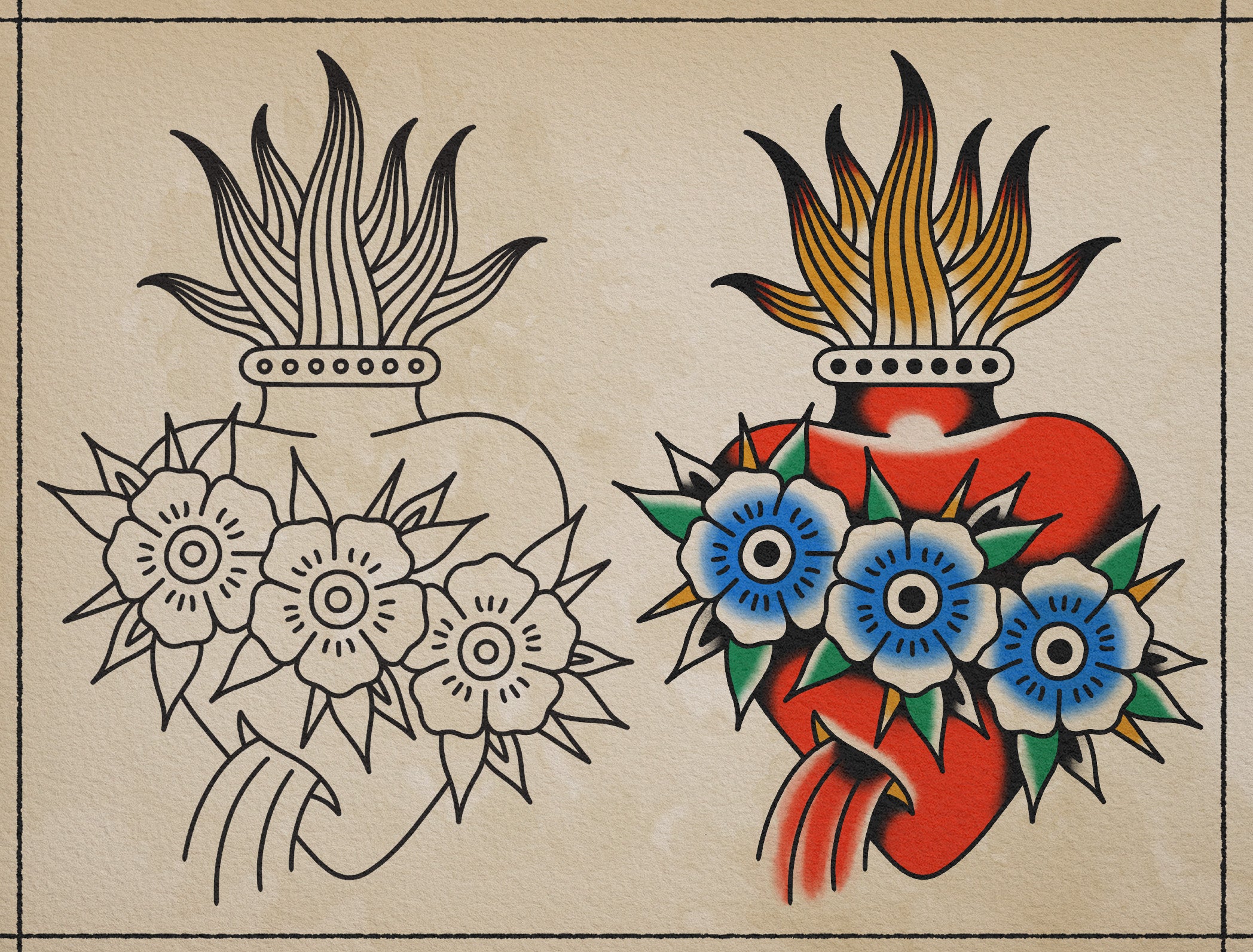 Traditional Tattoo Flash | Tattoo Smart