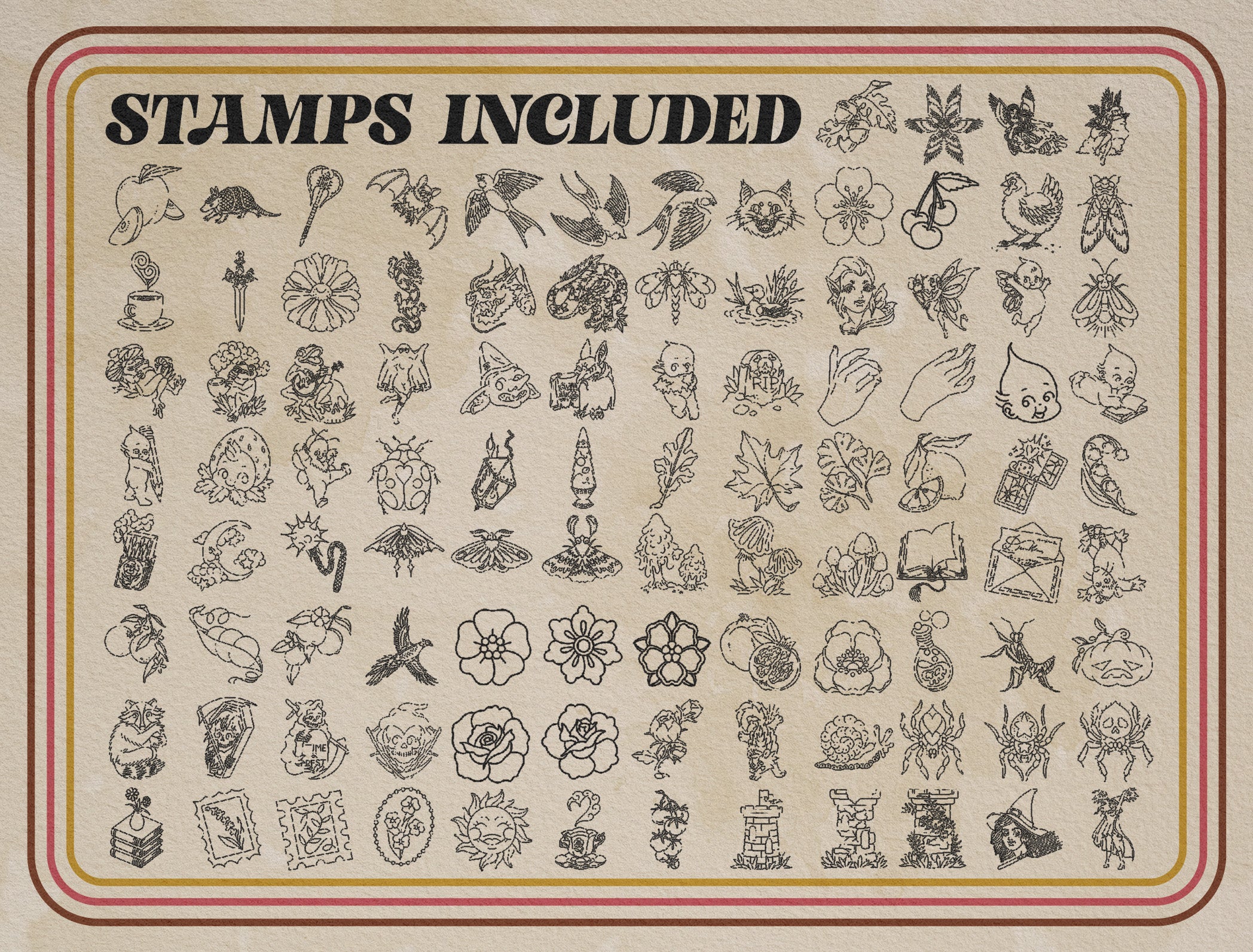 Cute Traditional Flash |Tattoo Smart