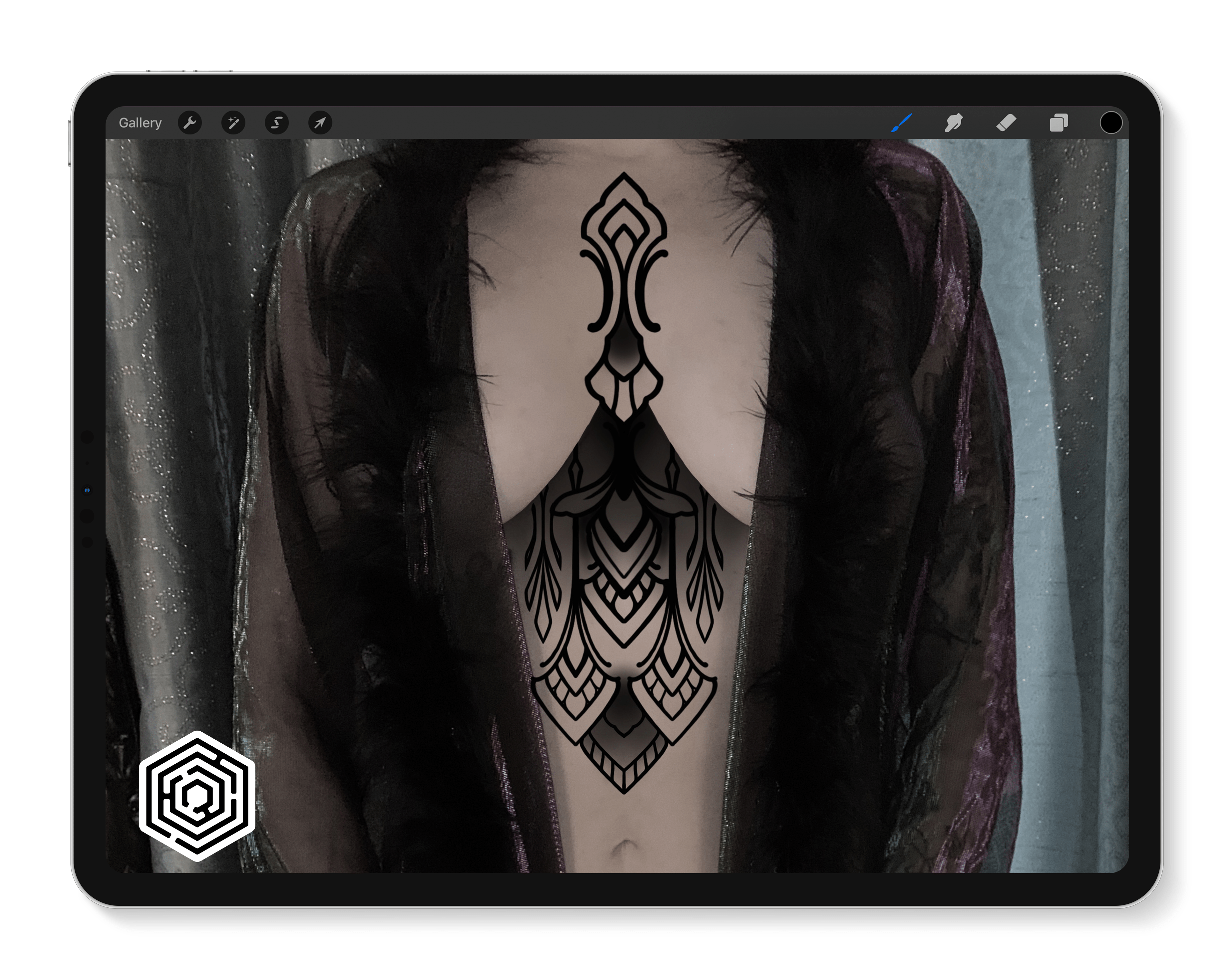 Flash Stamps - Nouveau Adornments - Tattoo Smart