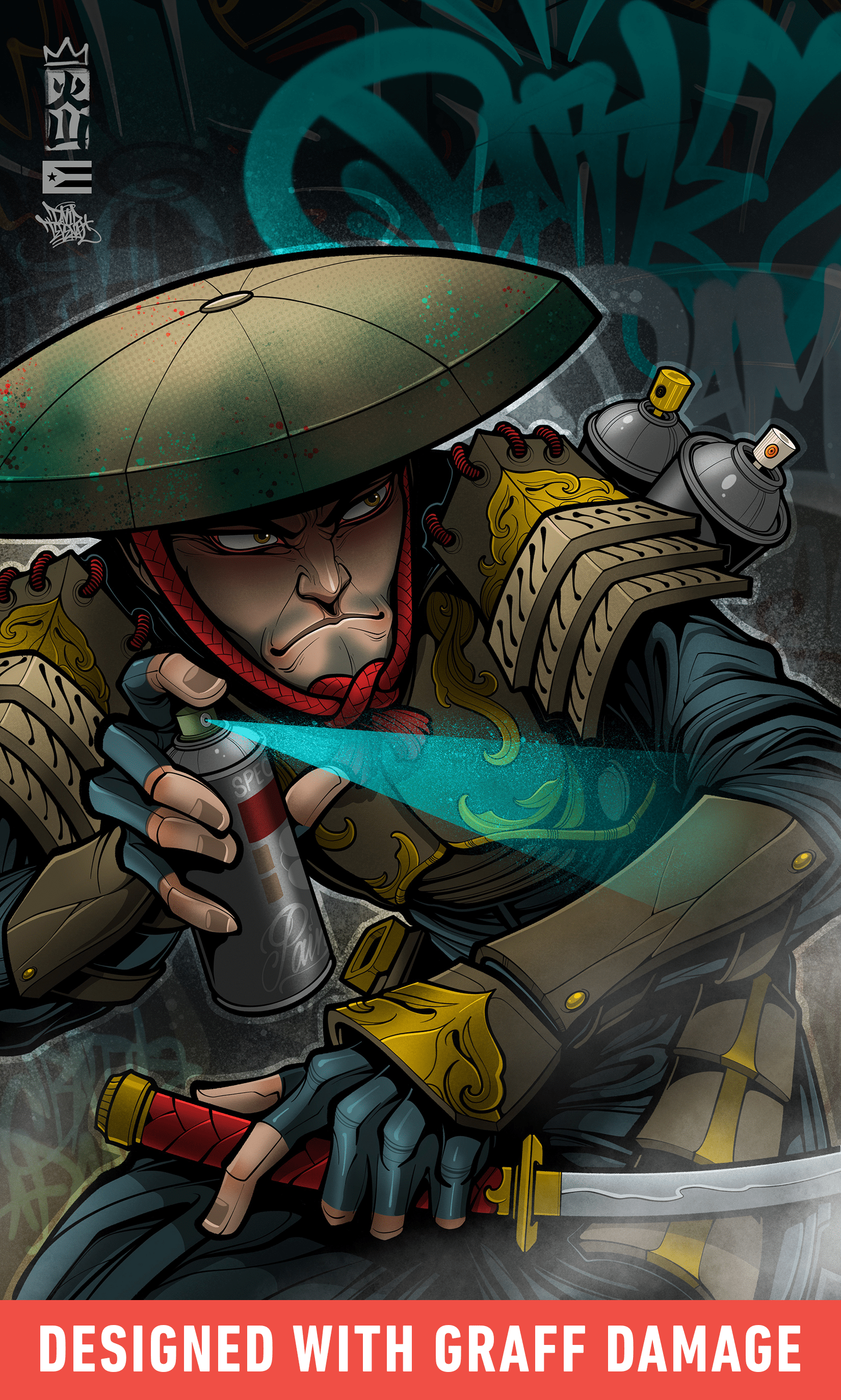 Graffiti tattoo design | Graff Damage | Tattoo Smart