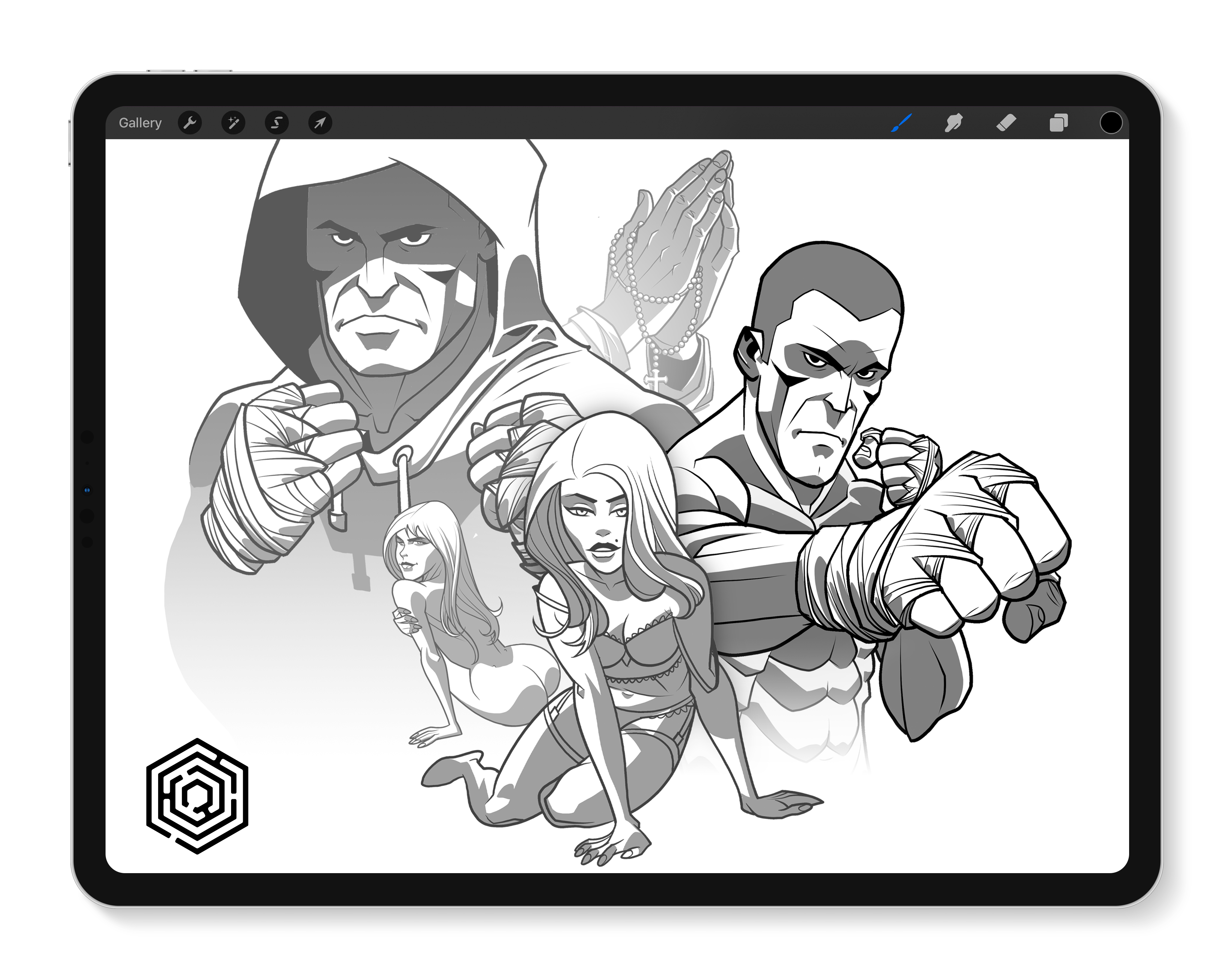 Flash Stamps - Illustrative Poses Vol. 1 - Tattoo Smart