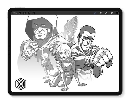 Flash Stamps - Illustrative Poses Vol. 1 - Tattoo Smart