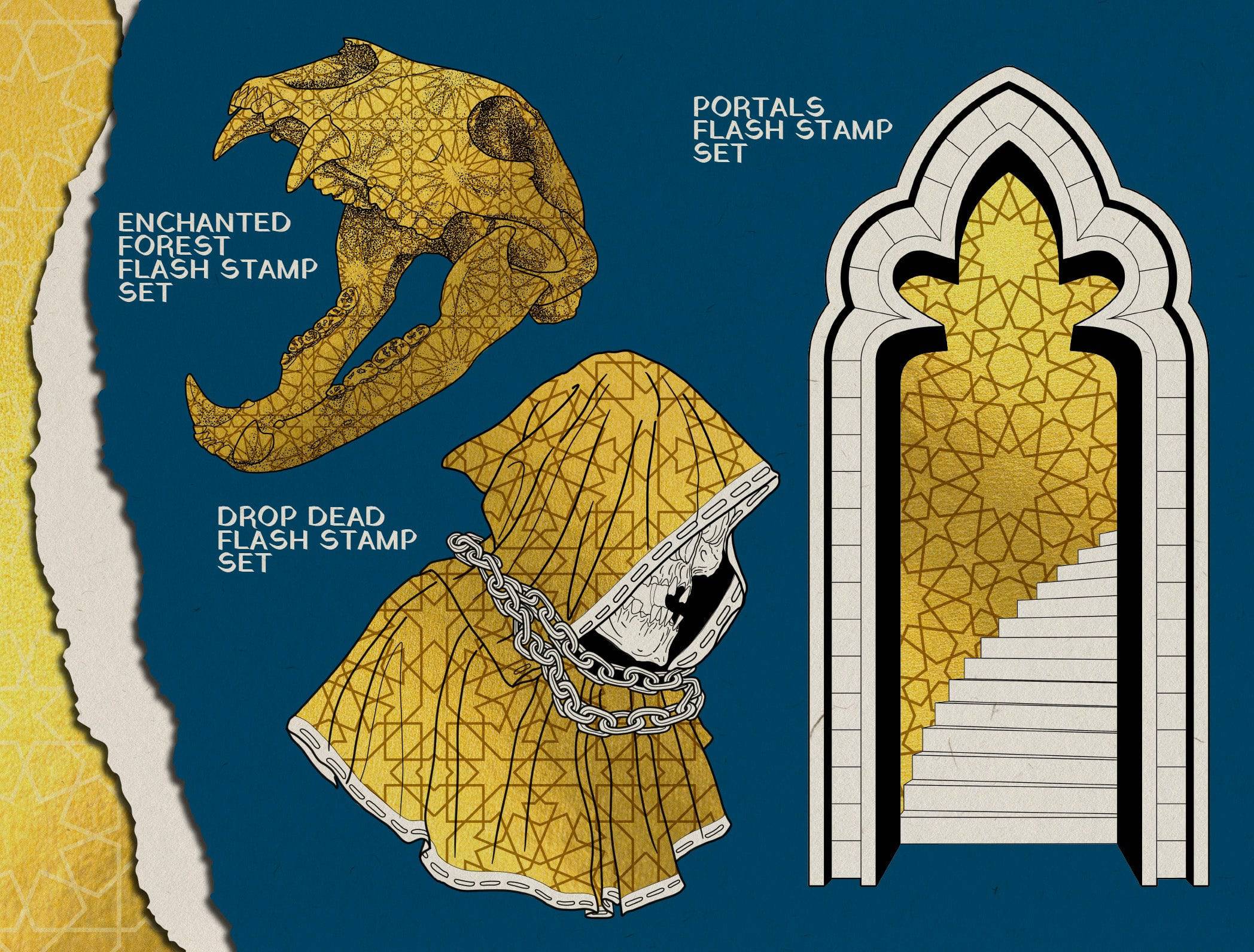 Brush Set - Old World Geo - Tattoo Smart