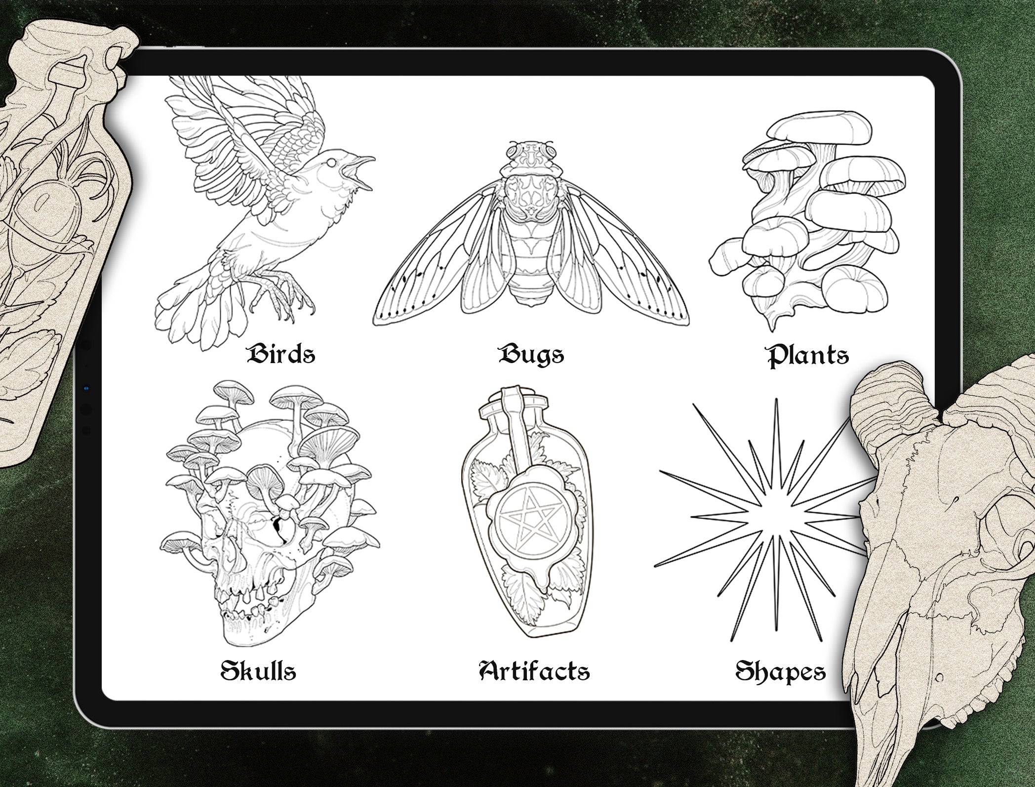 Flash Stamps - Spellbound - Tattoo Smart