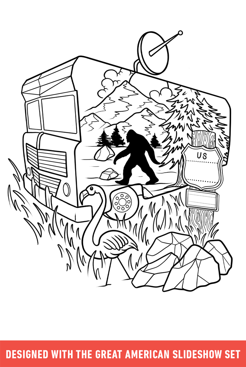 Flash Stamps - The Great American Slideshow - Tattoo Smart