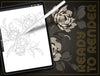 Flash Stamps - Fine Line Flora & Fauna - Tattoo Smart