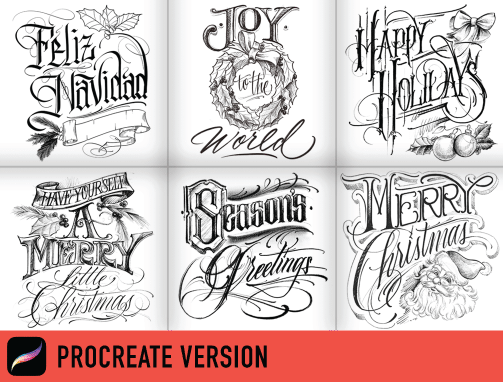 Flash Stamps - Season's Greetings - Tattoo Smart