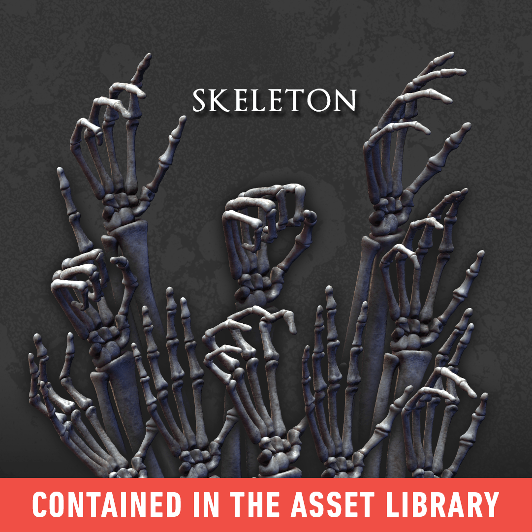 Asset Library - Pile of Hands - Tattoo Smart