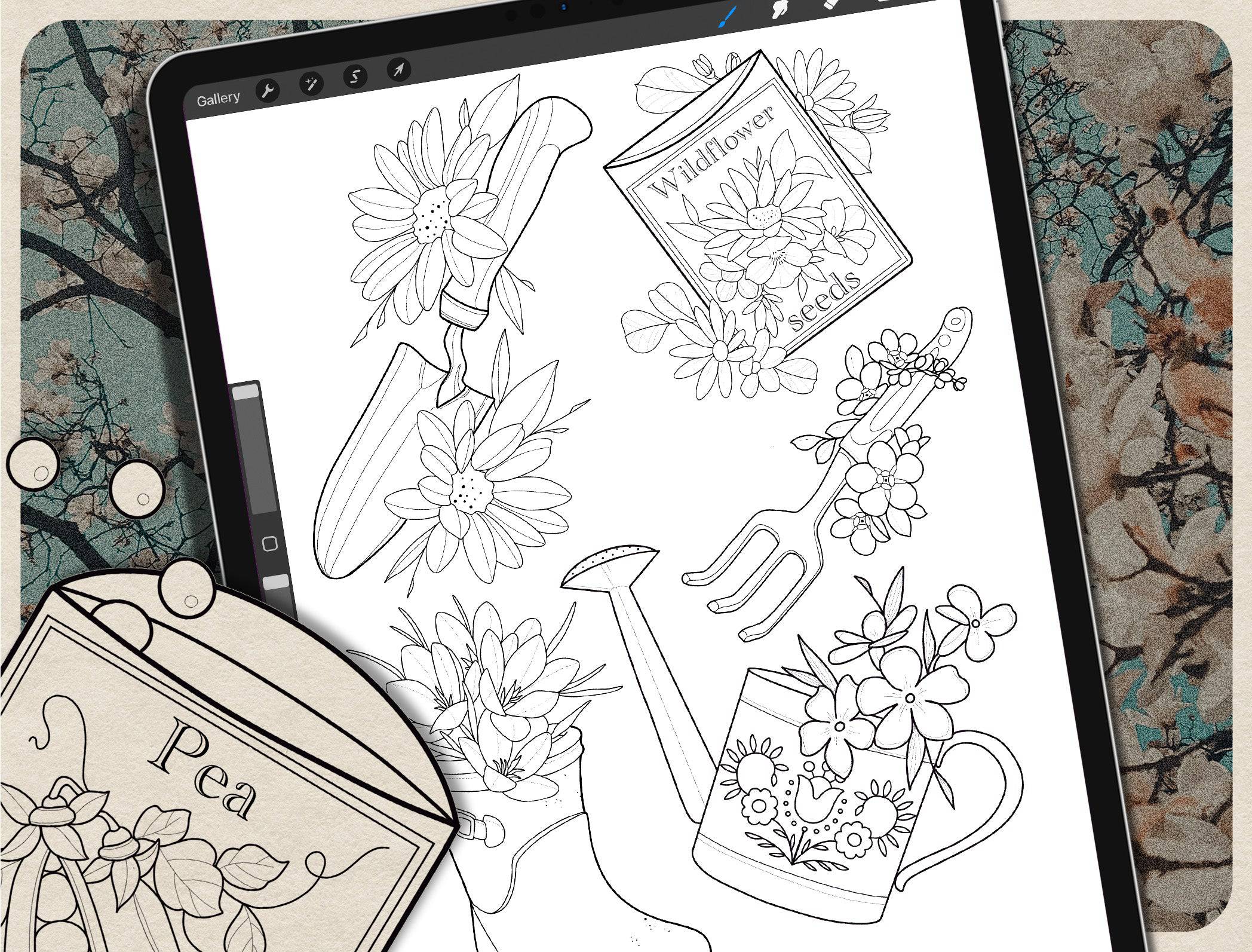 Flash Stamps - Garden Variety - Tattoo Smart