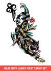 Flash Stamps - Ladies First - Tattoo Smart