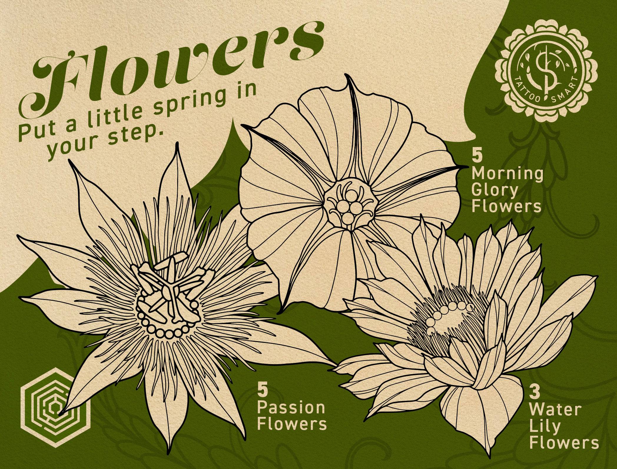 Flash Stamps - Spring Mix Vol. 1 - Tattoo Smart