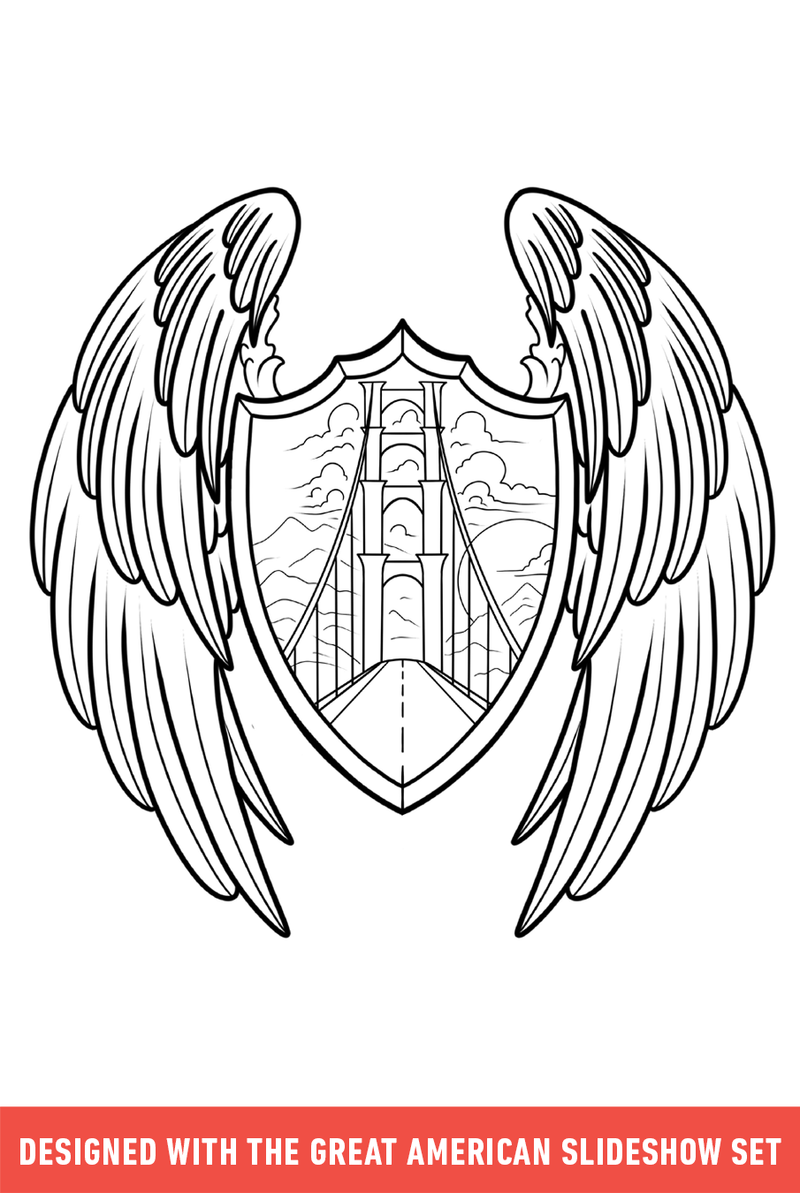 Flash Stamps - The Great American Slideshow - Tattoo Smart