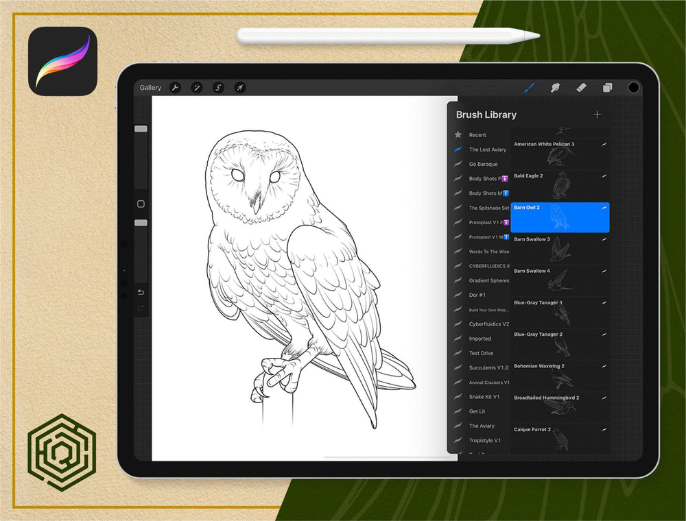 Flash Stamps - The Lost Aviary - Tattoo Smart