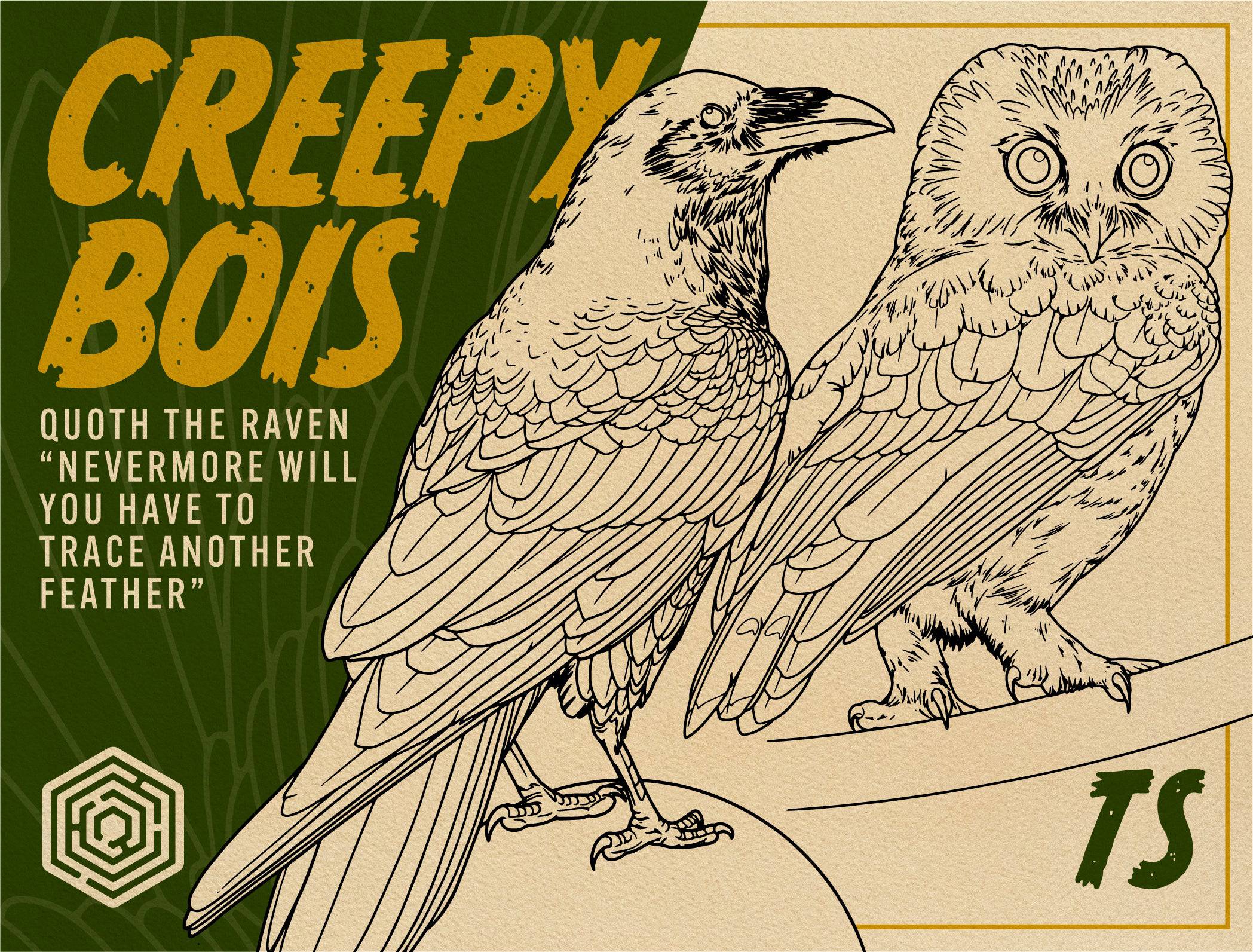 Flash Stamps - The Lost Aviary - Tattoo Smart