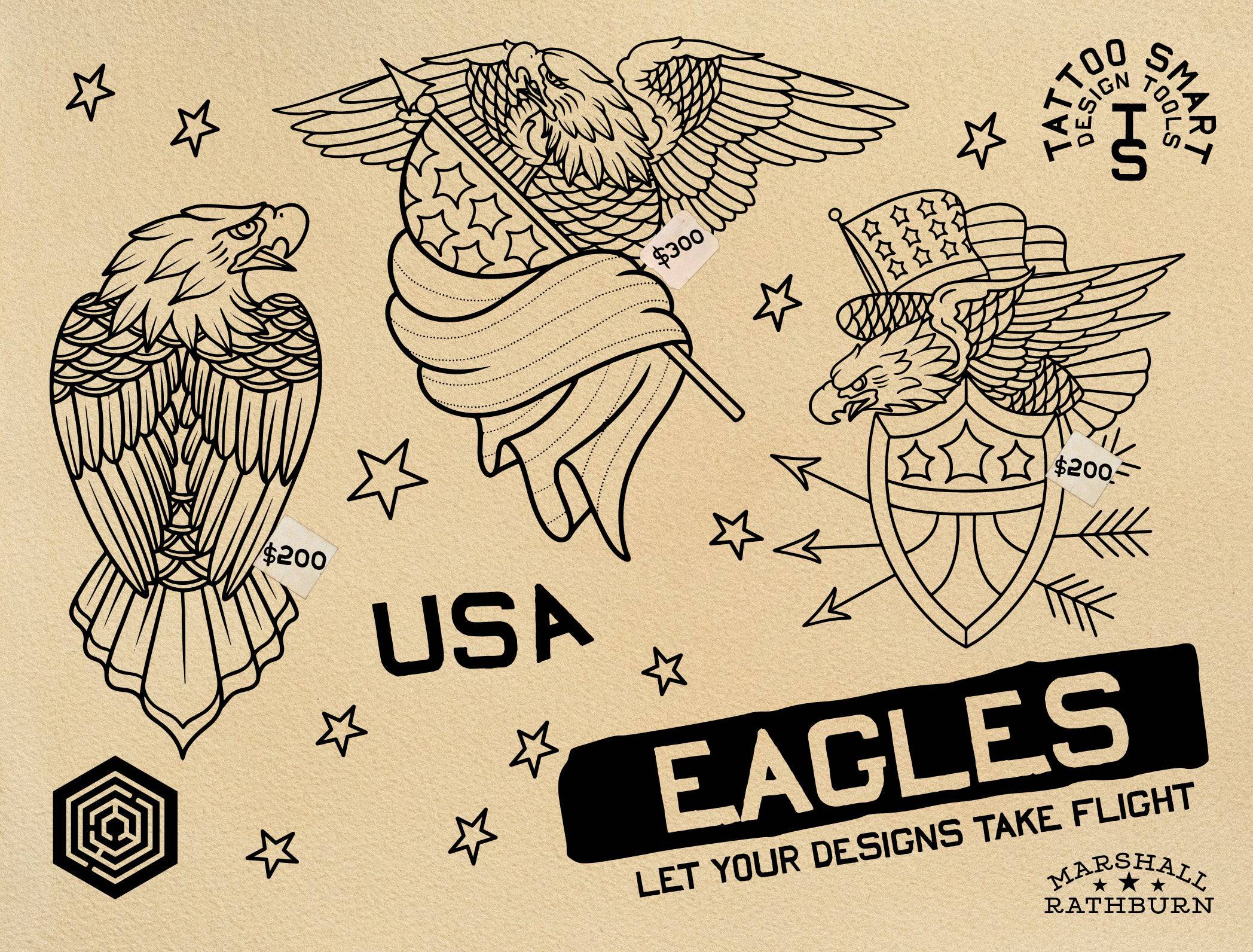 Flash Stamps - Trad Bag - Tattoo Smart