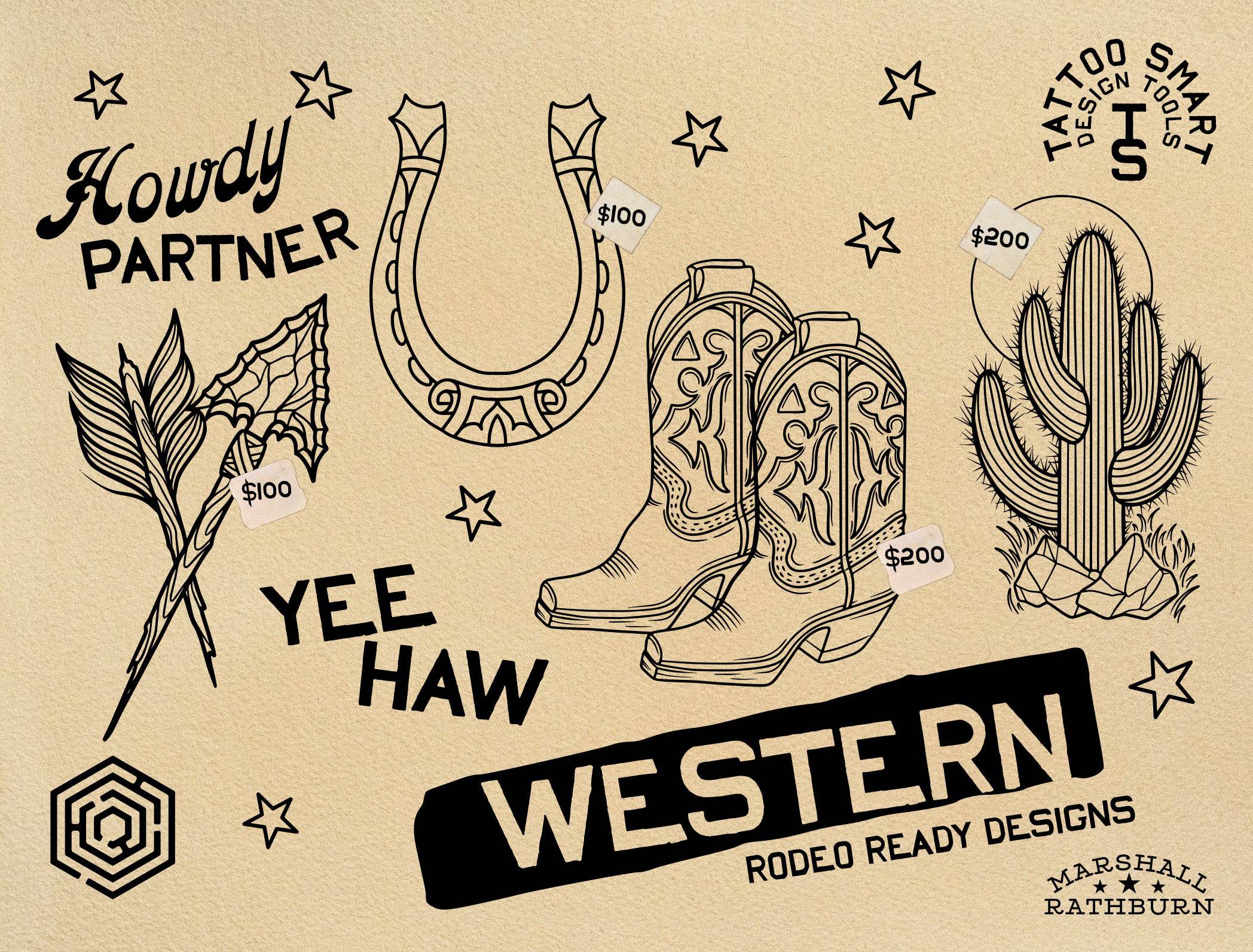 Flash Stamps - Trad Bag - Tattoo Smart