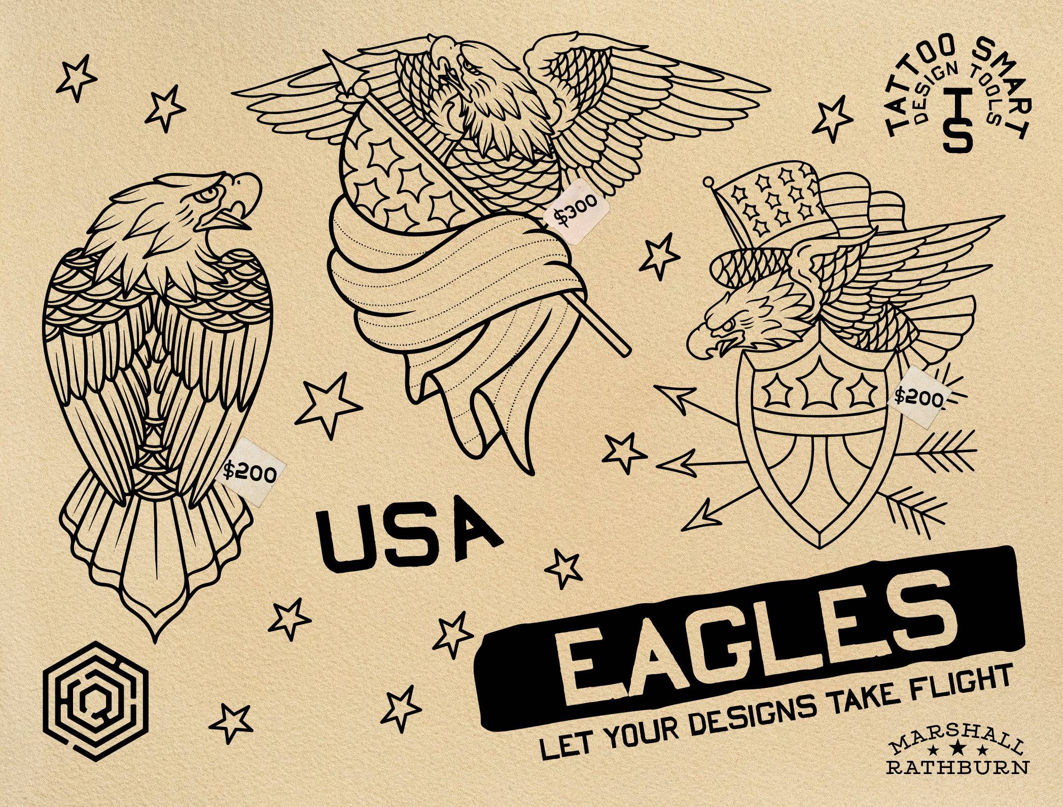 Flash Stamps - Trad Bag - Tattoo Smart